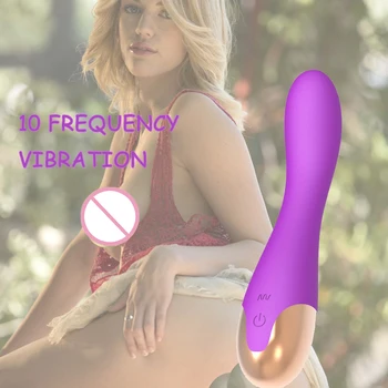 10 Frekans Titreşim Süper Su Geçirmez Yama Vajina G Noktası Titreşimli Yapay Penis Kadın İçin Sahte USB Şarj Penis-40