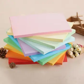 100 Adet A4 renkli kraft el işi kağıdı kopra kağidi baskı kağıdı DIY origami kağıt malzeme