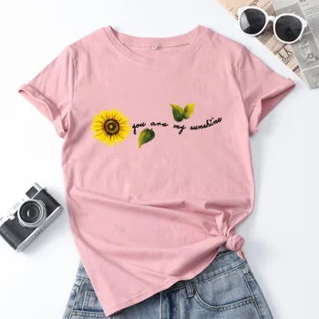 2021 Yaz Üst T-shirtNew Orijinal Moda kadın T-shirt O-boyun Kız t shirt Pamuk
