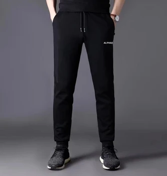 2021 YENİ Marka erkek Pantolon Erkek Pantolon Erkek Rahat Düz Nefes Erkek Giyim Parça Joggers Erkek Pantolon