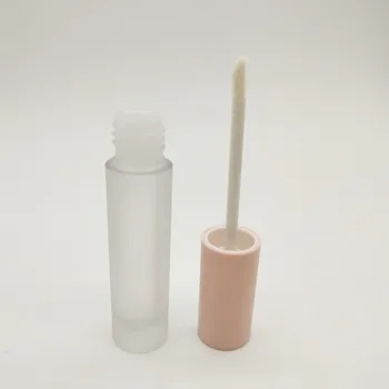 24 Adet 5ml Dudak parlatıcı kutusu Boş Doldurulabilir Dudak Tüpleri Şeffaf Plastik ruj şişesi dudak parlatıcı şişeleri Kauçuk Ekler ile