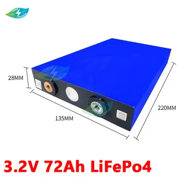 3.2 v 72Ah lityum pil 3.2 v hücre lifepo4 pil için elektrik motoru forklift aküsü paketi dıy 12v 24v Yüksek akım kapasitesi