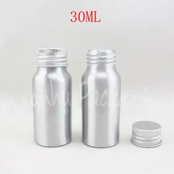 30 ML Alüminyum Kozmetik Ambalaj Metal Şişe, 30CC Parfüm / Toner Alt şişeleme, boş Kozmetik Konteyner ( 30 Adet / grup )