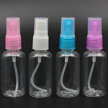 50 adet / grup 35ml Sıcak PET Boş Pompa Parfüm Doldurulabilir Şişe Makyaj Plastik Şişe Sis Püskürtücü PET Koku Şişesi Parfüm Şişesi