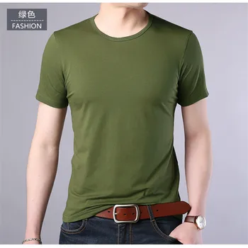 5768-erkek kısa kollu tişört kan gelgit marka Kore pamuklu tişört yarım kollu gömlek giyim