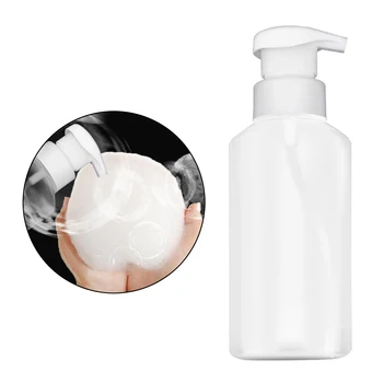 5oz (150mL) Plastik Şeffaf Boş Köpük pompalı şişe Dağıtıcı için Kullanılan Şampuan Losyon Sabun Doldurulabilir parfüm sprey şişesi