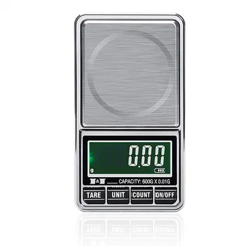 600 * 0.01 g Mini Dijital Terazi Cep Takı Terazi Hassas Elektronik Denge ağırlığı balanca dijital Ölçeği