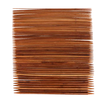75 Adet Mix 15 Boyutları 2.0-10mm Tığ İğneler Seti Çift Sivri Kömürleşmiş Bambu Örme İğneler Örgü İpliği Örgü Zanaat Hediye