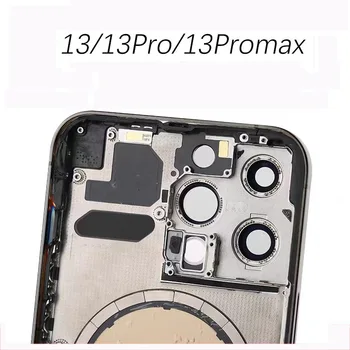 AAA 2022 Yeni İphone 13 Pro Max / 13 / 13 Mini / 13Pro Konut Kapak Pil Kapı Arka Şasi Orta Çerçeve Arka Cam ile