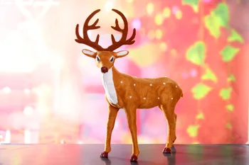 büyük 40x15x50 cm noel geyik oyuncak, sert modeli ev dekorasyon chirstmas hediye h1191
