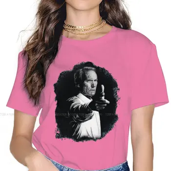 Clint Eastwood Bir Avuç Dolar Kovboy Crewneck Tişörtleri Sanat kadın T Shirt 4XL Tops