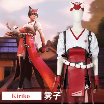 COWOWO Anime! DÜŞÜK 2 Kiriko Oyun Takım Elbise Muhteşem Güzel Üniforma Cosplay Kostüm Cadılar Bayramı Karnaval Parti Rol Oynamak Kıyafet XS-3XL