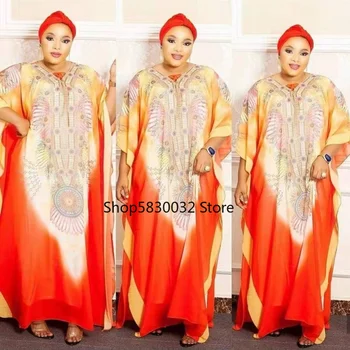 Dashiki Uzun Maxi Elbise 2021 Yaz Artı Boyutu Elbise Bayanlar Geleneksel afrika kıyafeti Peri Elbise Kadınlar İçin Afrika Elbiseler