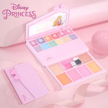 Disney kız sevimli prenses gerçek Kozmetik makyaj seti Güzellik kutusu orijinal kutusu İle çocuklar için doğum günü hediyesi