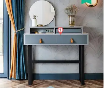 Dresser yatak odası ekonomi ıns rüzgar basit post-modern küçük aile demir mini İskandinav kırmızı makyaj masası