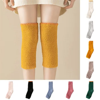 Düz Renk Kadın Kışın Sıcak Tutmak Diz Çorap Elastik Hemşirelik Kadın Yeni Çorap Kadın Rahat Sevimli Diz Çorap