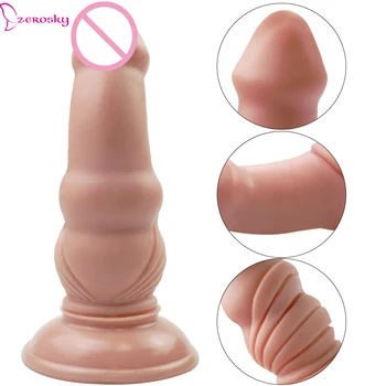 Gerçekçi Penis anal tıkacı Seks Oyuncak Vantuz Yapay Penis Kadın Oyuncak Butt Stoper Yetişkin Vajina Seks Oyuncak Kadınlar için