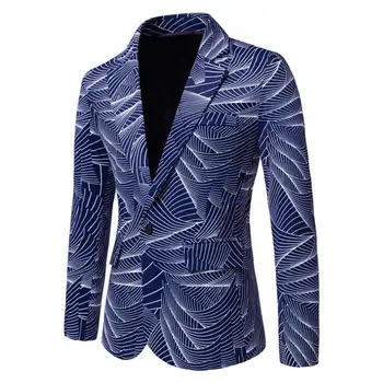 Günlük Kullanım için Tek Düğmeli Nefes Alabilen Slim Fit Tek Düğmeli Takım Elbise Ceketi