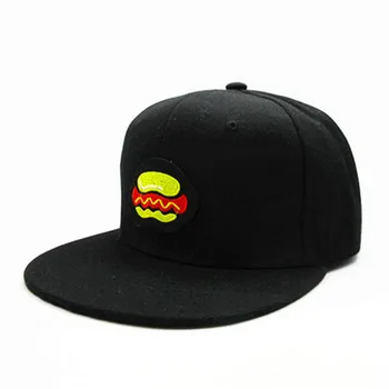 Hot Dog Nakış pamuklu beyzbol şapkası hip-hop şapka Ayarlanabilir Snapback Şapka Erkekler ve Kadınlar için 244