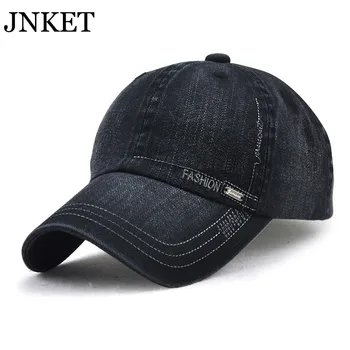 JNKET beyzbol şapkası spor şapkaları erkek Eğlence Kap Açık Spor Sunhat Yıkanmış Pamuk Şapka vizör kapağı Ayarlanabilir Snapbacks Şapka