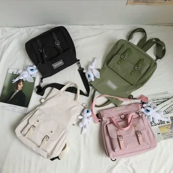 Kadın okul çantası Kadın Taşınabilir Omuz Sırt Çantası Çanta askılı çanta Çok Fonksiyonlu Çanta Yüksek Kapasiteli Naylon Çanta okul çantası