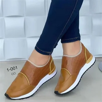 Kadın Sneakers Nefes Moda gündelik ayakkabı platform ayakkabılar Hafif Kama Sneakers Bayanlar vulkanize ayakkabı Zapatillas