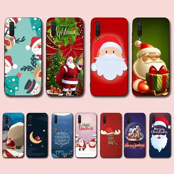 Karikatür Noel Noel Baba Telefon Kılıfı için Xiaomi mi 5 6 8 9 10 lite pro SE Mix 2s 3 F1 Max2 3