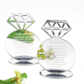Kişiselleştirilmiş Düğün Gümüş Ayna Yer Ayarı Davetiye Plaketler Masa Süslemeleri Kazınmış Parti Yer Kartı Dekor