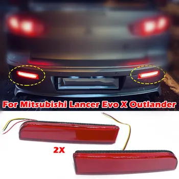 Kuyruk freni için Mitsubishi Lancer Evo X Outlander için LED tampon reflektör ışıkları