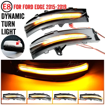LED sinyal lambası-Ford Kenar KENAR 15-19 Dinamik Yan dikiz aynası Flaşör Göstergesi