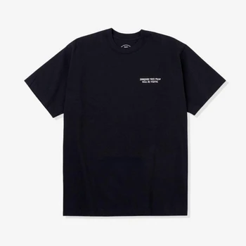 MAHALLE Unisex baskılı yuvarlak boyun kısa kollu basit erkek ve kadın T-shirt