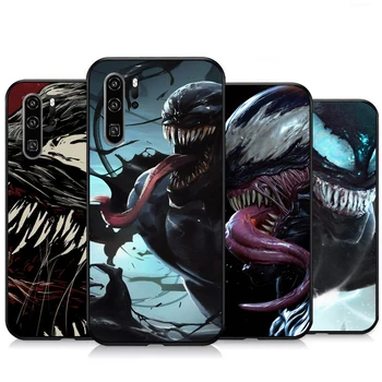 Marvel Venom Kahramanlar Telefon Kılıfları İçin Huawei Onur P Akıllı Z P Akıllı 2019 Huawei Onur P Akıllı 2020 Funda Coque Yumuşak TPU Carcasa