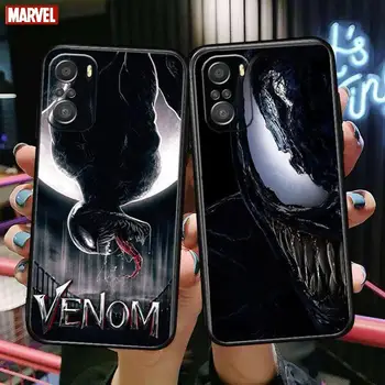 Marvel Venom telefon kılıfı xiaomi redmi İçin 11 Lite pro Ultra 10 9 8 MİX 4 KAT 10T Siyah Kapak Silikon Arka Güzel