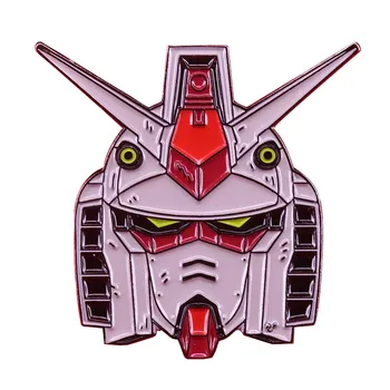 Mobile Suit Gundam Kanat RX-78 Estetik Emaye Pin Serin Robot