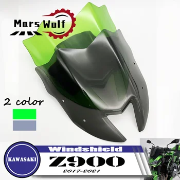 Motosiklet Spor Viser Visor Cam Cam Saptırıcı Kawasaki Z900 2017 2018 2019 Z-900 '17-'19 Z 900 Çift Kabarcık