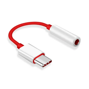 Orijinal USB Tip C İçin 3.5 mm Kulaklık adaptör jak Aux Ses için Bir Artı 7 Usb-c Müzik dönüştürücü kablosu Oneplus 6T için 7 Pro