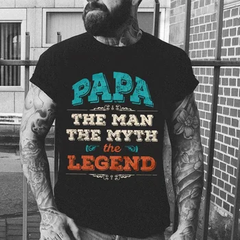 Papa Adam Efsane Efsane babalar Günü T-Shirt
