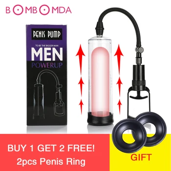 Penis Pompası Seks Oyuncak Yetişkin Penis Extender Penis Pompası Büyütücü Erkek Masturbator Gecikme Kalıcı Eğitmen Erotik Seks Shop