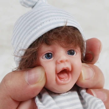 Sevimli Küçük Bebek Yenidoğan Bebek Gerçekçi Yenidoğan Bebek Bebek Silikon Tam Vücut Gerçekçi Simülasyon