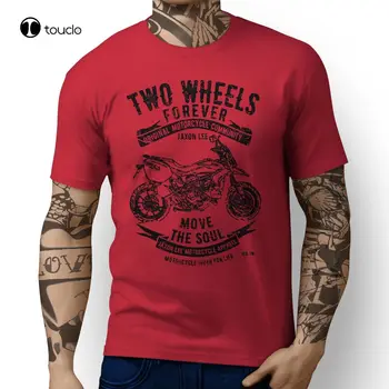 Sıcak Satış İtalyan Motosiklet Hyperstrada Inspired Motosiklet Fan Sanat T-Shirt Tee Gömlek Özel yetişkin Genç unisex unisex