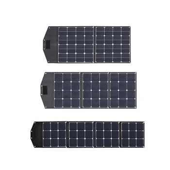 Taşınabilir güneş enerjisi şarj cihazları 100w katlanır kitleri taşınabilir katlanabilir battaniye çantası küçük hafif 5v 12v enerji sistemi