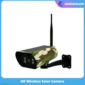 Tuya 1080P WİFİ Güneş Kamera İki yönlü Konuşma IP67 PIR Kızılötesi Alarm Çoklu Dil Dahili Mikrofon Hoparlör 1.3 W Güneş Panelleri