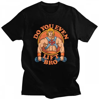 Vintage O Adam Bile Kaldırma Bro Tshirt Kısa Kollu pamuklu tişört Streetwear Tee Üstleri Ustaları Evren T Shirt