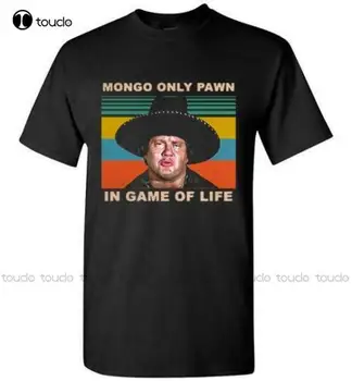 Vintage Yanan Eyer Mongo Sadece Piyon Oyun Yaşam Gömlek spor forma Özel Yetişkin Genç Unisex Dijital Baskı Tee Gömlek