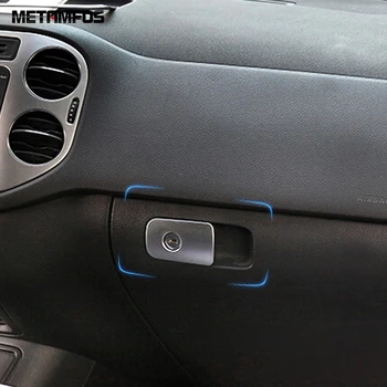 Volkswagen Tiguan 2012-2014 için 2015 saklama kutusu Eldiven Çantası Soyunma kulp kılıfı Kalıp Trim Mat İç Aksesuarları Araba Styling