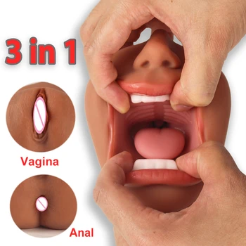 Yapay Cep Pussy Seks Bebek Anal Fincan Yetişkin Seks Oyuncakları Erkekler İçin 18 + Erotik Seks Oral Vajina Göt Erkek Masturbator Silikon Gerçek