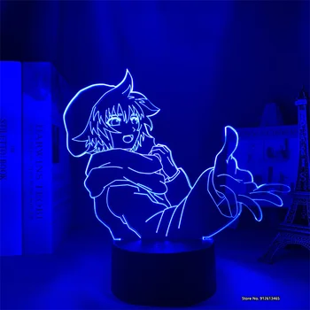 Yaratıcı Animasyon Tasarım Sizin Dönüş Die Shin TsukimiLed Lamba yatak odası dekoru Dokunmatik Uzaktan 3D Lamba