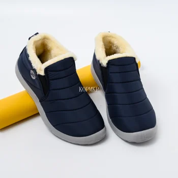 Yeni Kış Kadın Ayakkabı Su Geçirmez Kürk Çizmeler Kadın kadın sıcak ayakkabı Rahat Kar Platformu Çizmeler kadın ayakkabısı Botas Mujer 36-44
