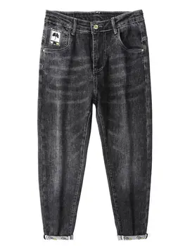 Yeni Skinny jeans erkek Denim Joggers Streç Klasik Erkek Jean kalem pantolon erkek kot moda günlük pantolon