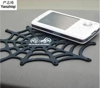 Yüksek kaliteli Örümcek web mat araba telefon altlığı Araba sticker Araba Styling tüm arabalar için